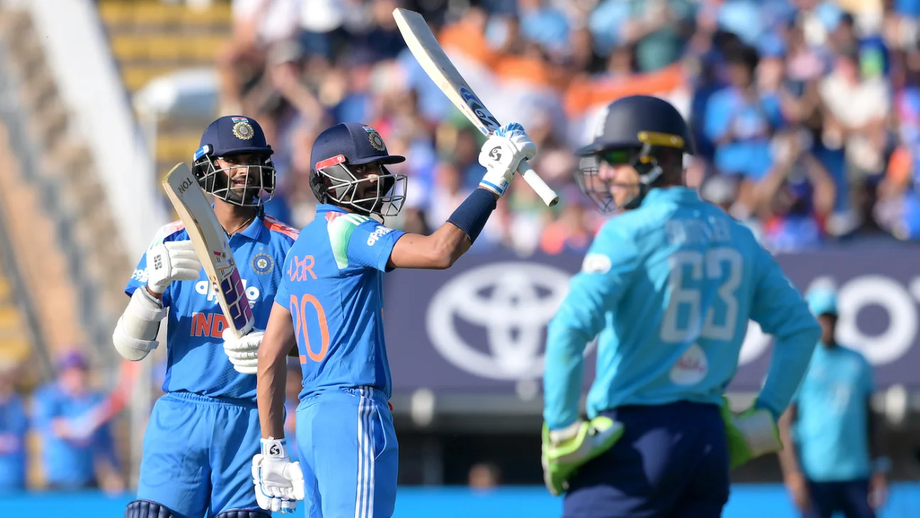 Axar Patel, Shubman Gill Guide India to Convincing ODI Win Over England